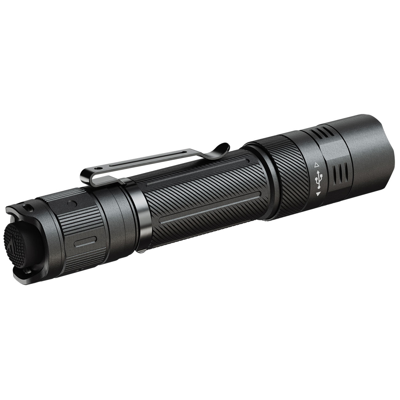 Fenix PD32R schwarz – Taktische Taschenlampe mit 1400 lm, Akku & USB-C