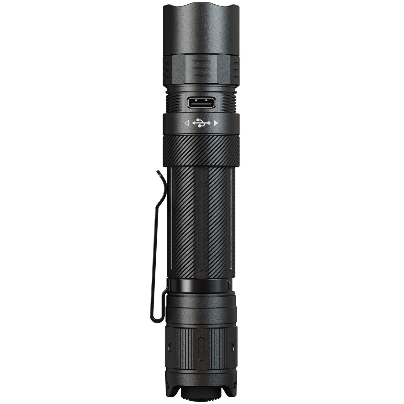 Fenix PD32R schwarz – Taktische Taschenlampe mit 1400 lm, Akku & USB-C