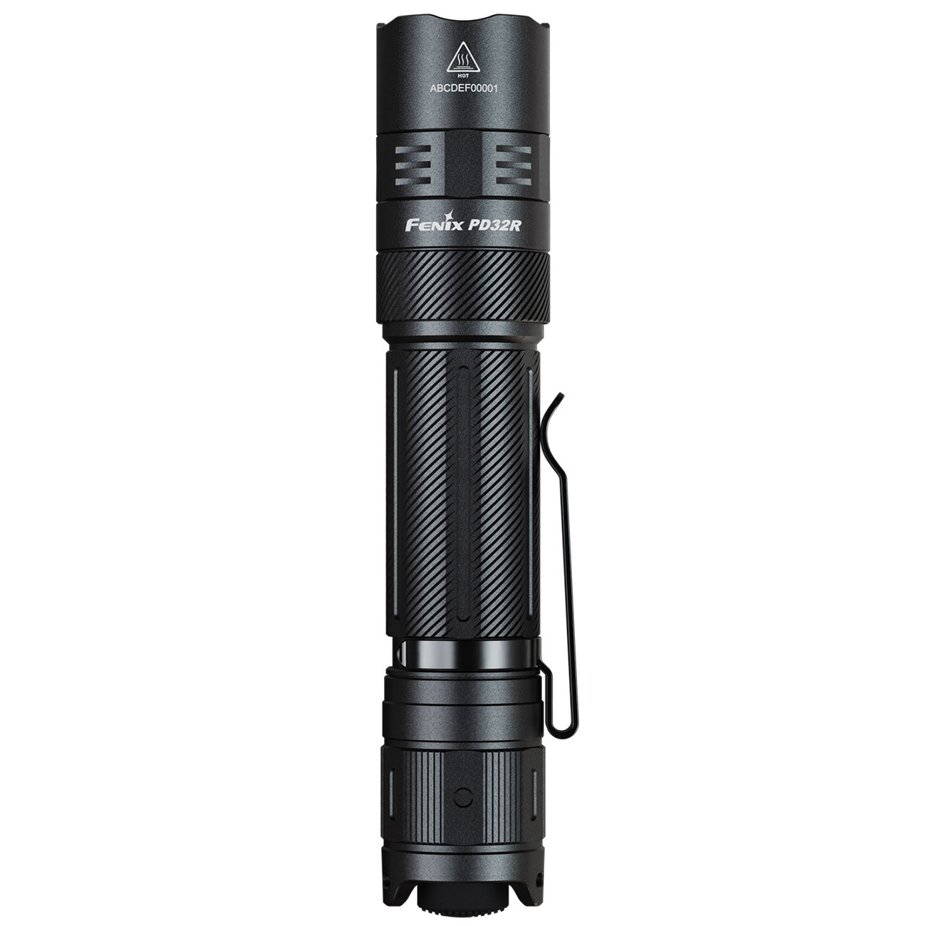 Fenix PD32R schwarz – Taktische Taschenlampe mit 1400 lm, Akku & USB-C