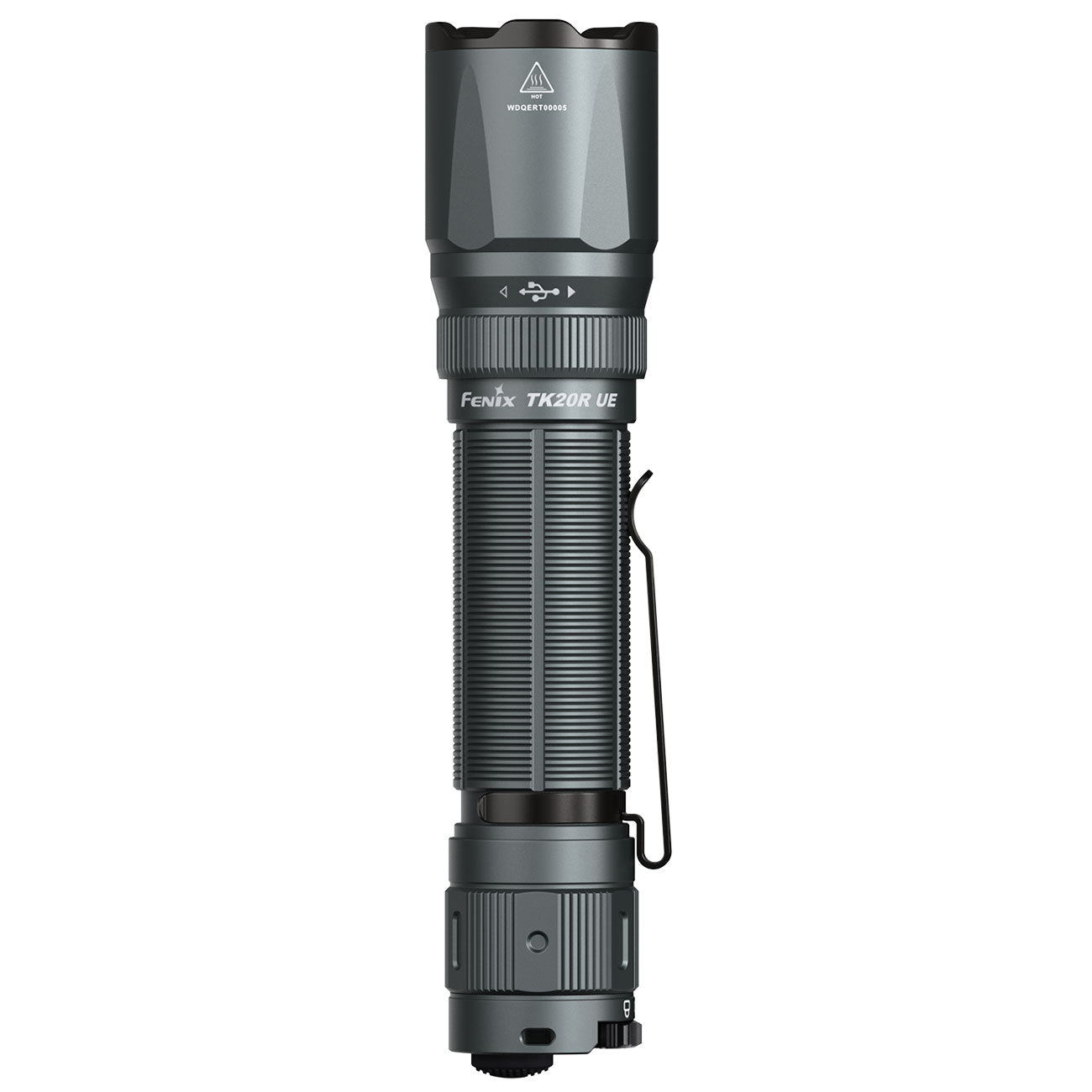 Fenix TK20R UE City Grey LED Taschenlampe 2800 Lumen,465m Leuchtweite, taktisch – Farbvariante grau – Detailansicht 2