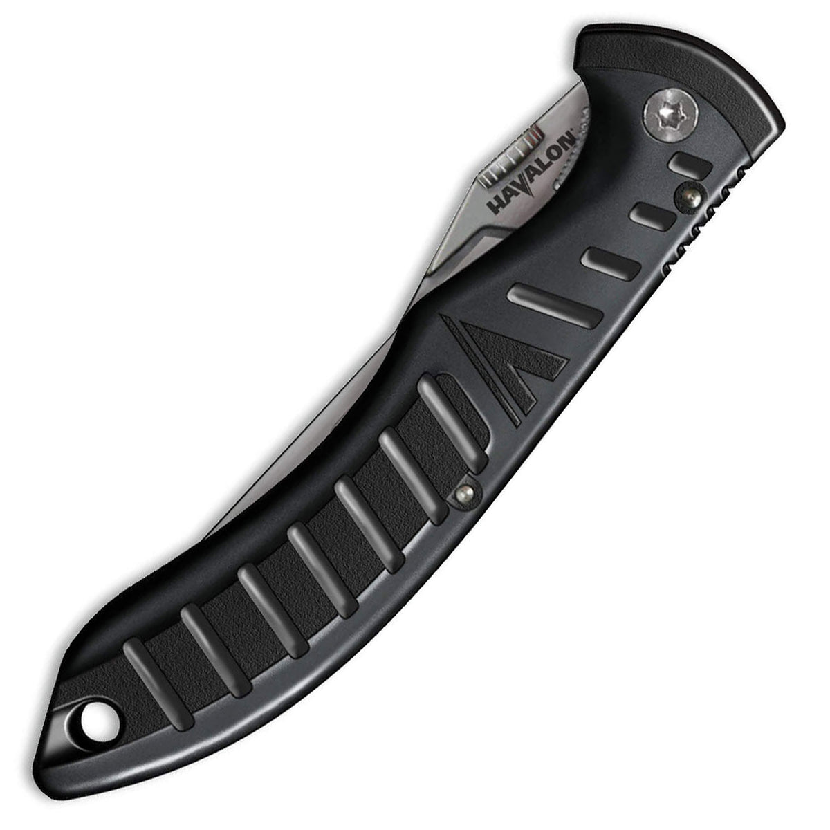 Havalon Forge schwarz – Taschenmesser mit 6 Wechselklingen & Nylonetui