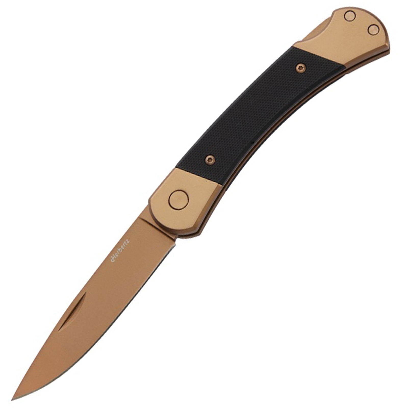 Herbertz Rosengold D2 Taschenmesser mit Titanbeschichtung