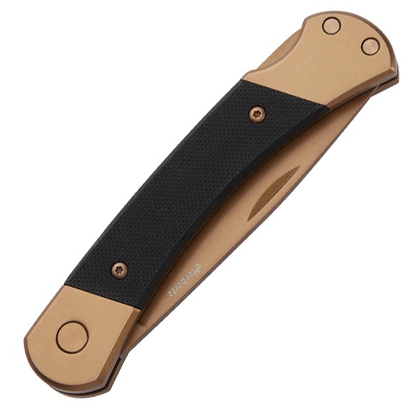 Herbertz Rosengold D2 Taschenmesser mit Titanbeschichtung