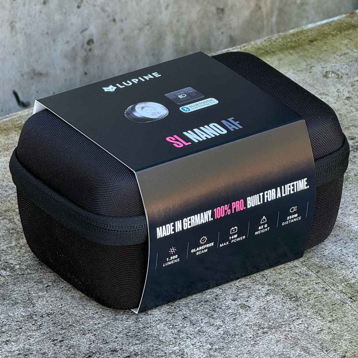 Lupine SL Nano AF 5 V2 – StVZO-Fahrradlicht mit 1300 lm Fernlicht & 5,0-Ah-Akku