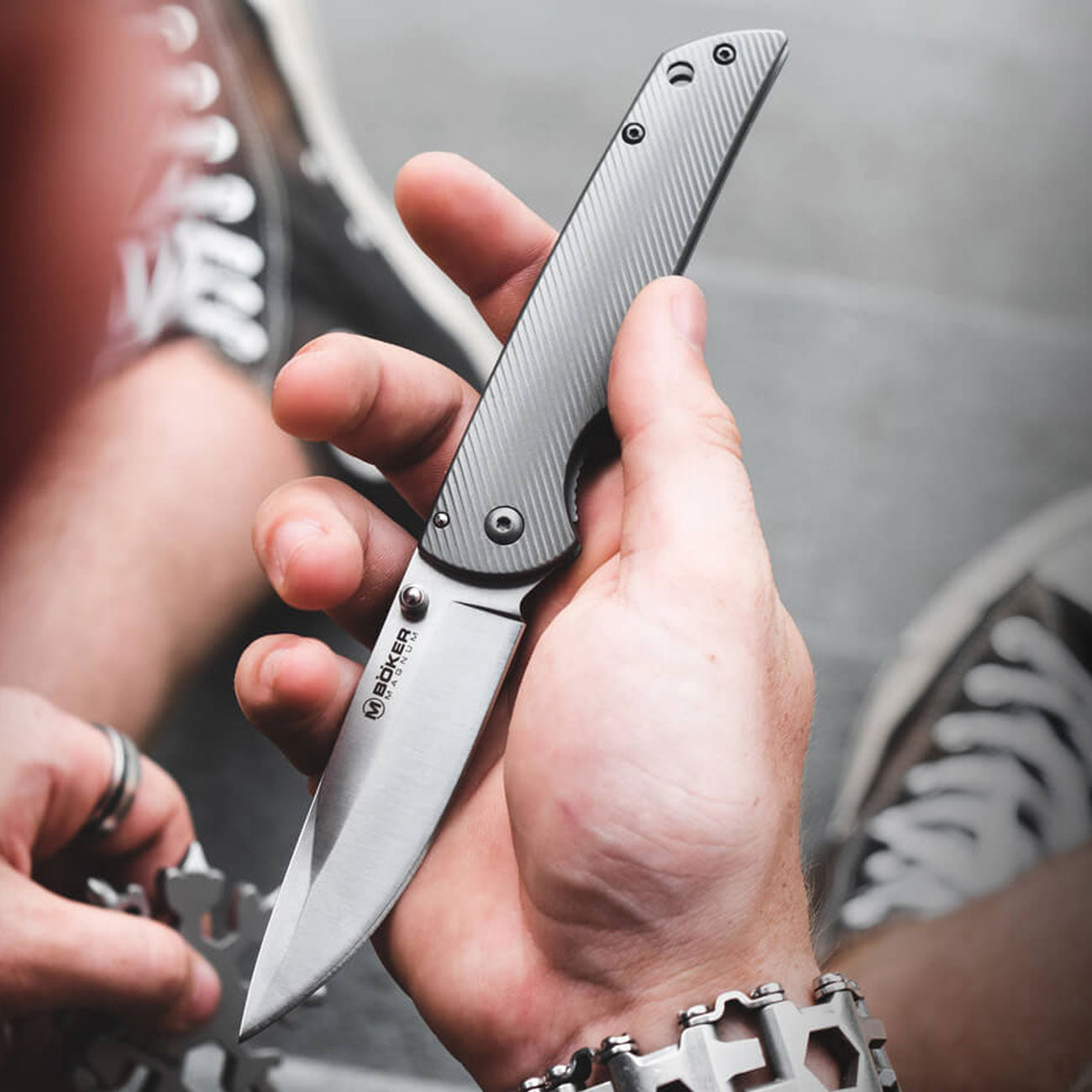 Magnum Eternal Classic Thumb - Taschenmesser mit Tip Down Clip