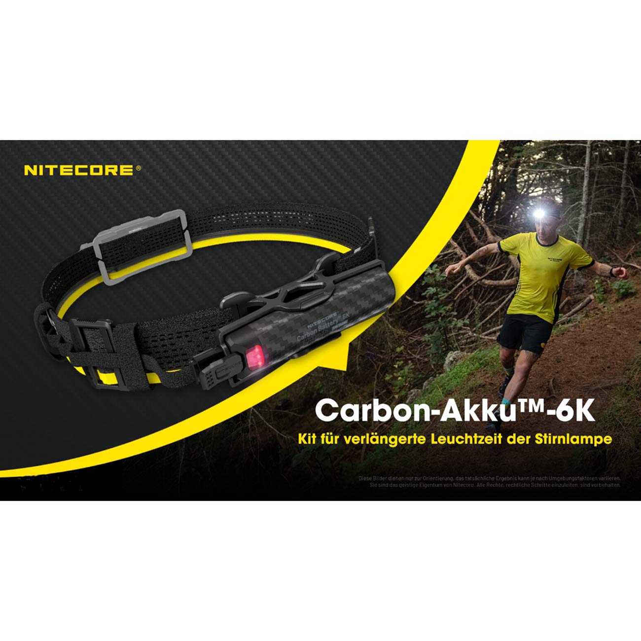 Nitecore Carbon Battery 6K Powerbank Extension Kit 6000mAh – Detailansicht