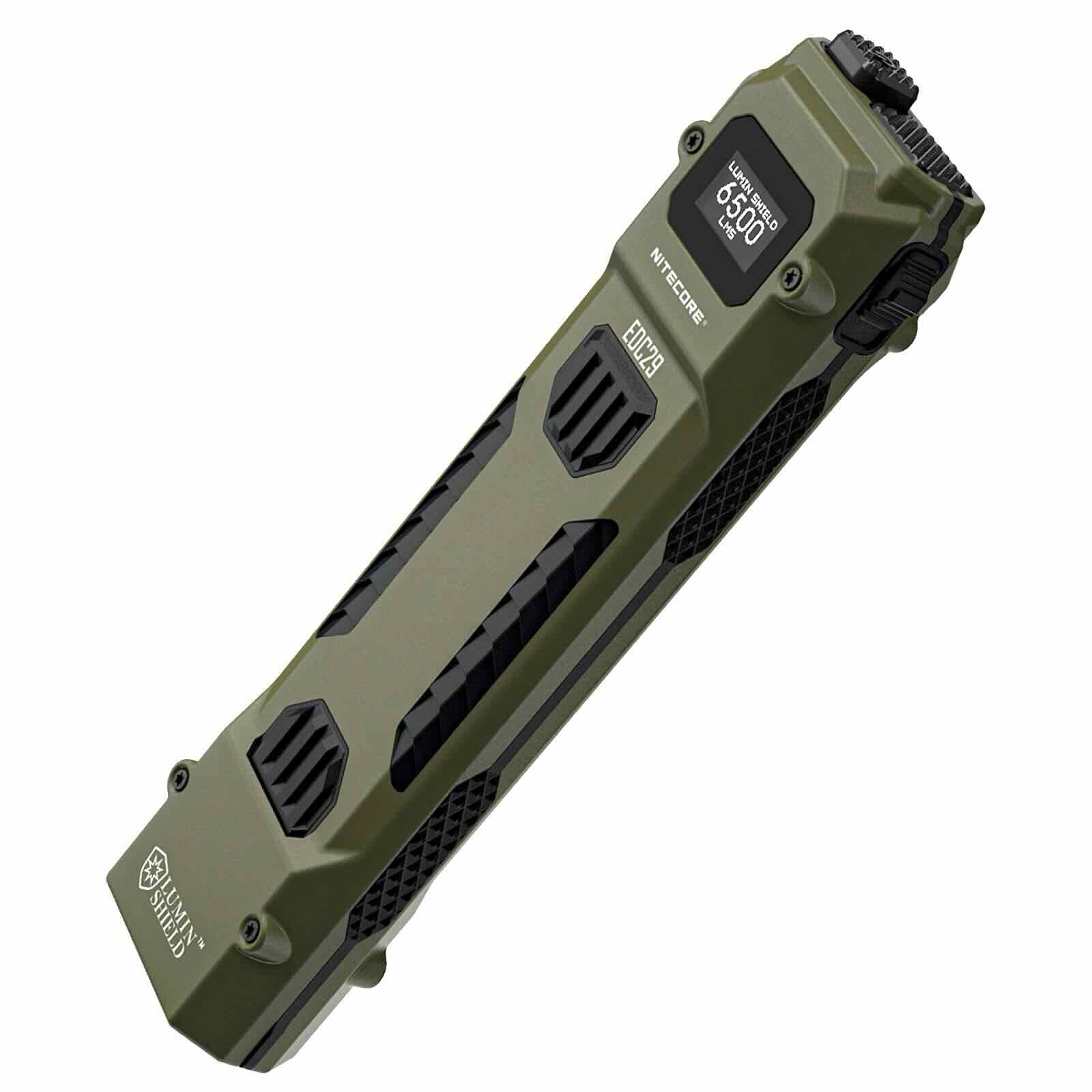 Nitecore EDC29 Olivgrün – EDC-Taschenlampe mit 6500 lm & USB-C (Sonderedition)
