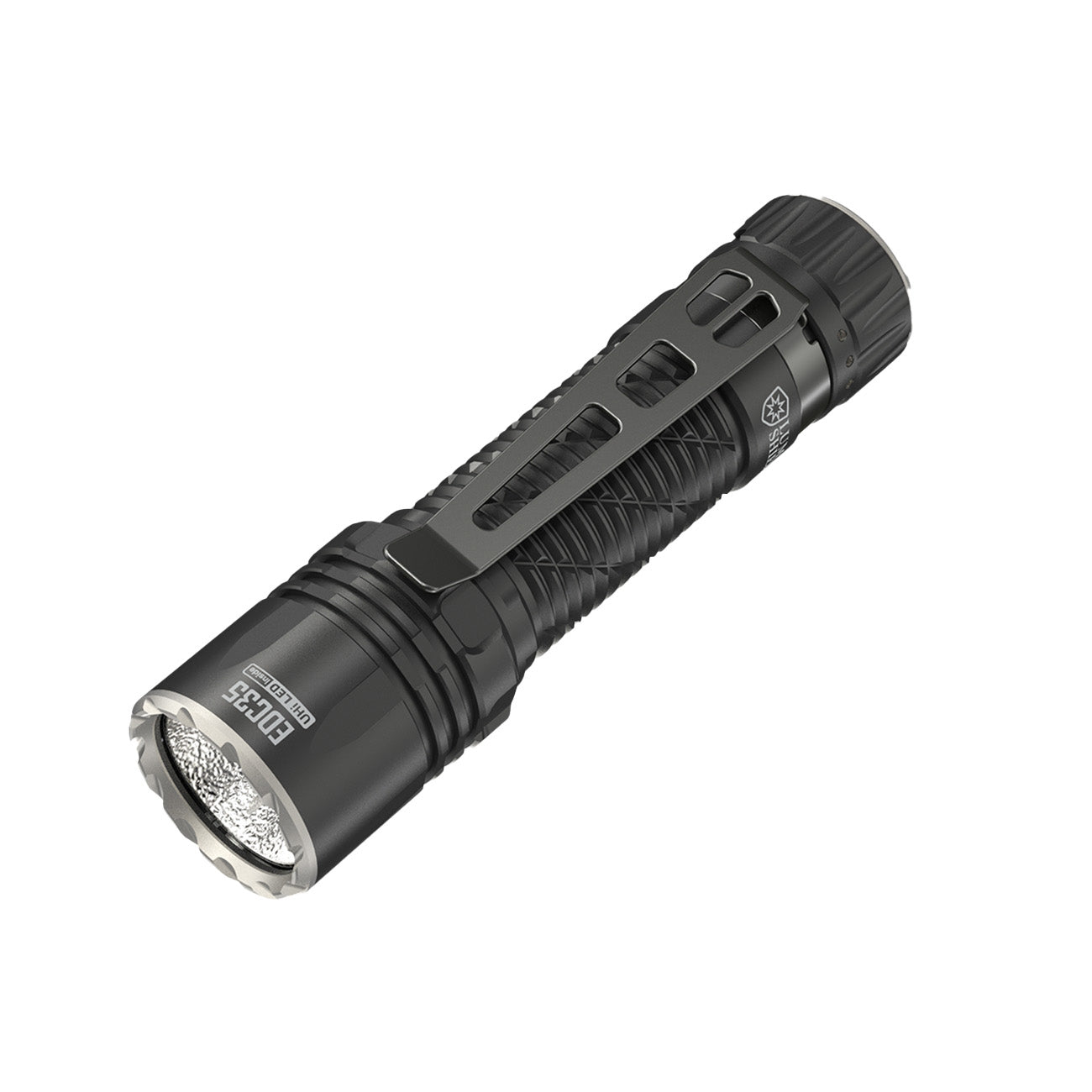 Nitecore EDC35 – LED Taschenlampe mit Spot- & Flutlicht, 5000 Lumen, Akku, USB-C – Lichtbild und Leuchtleistung – Detailansicht 1