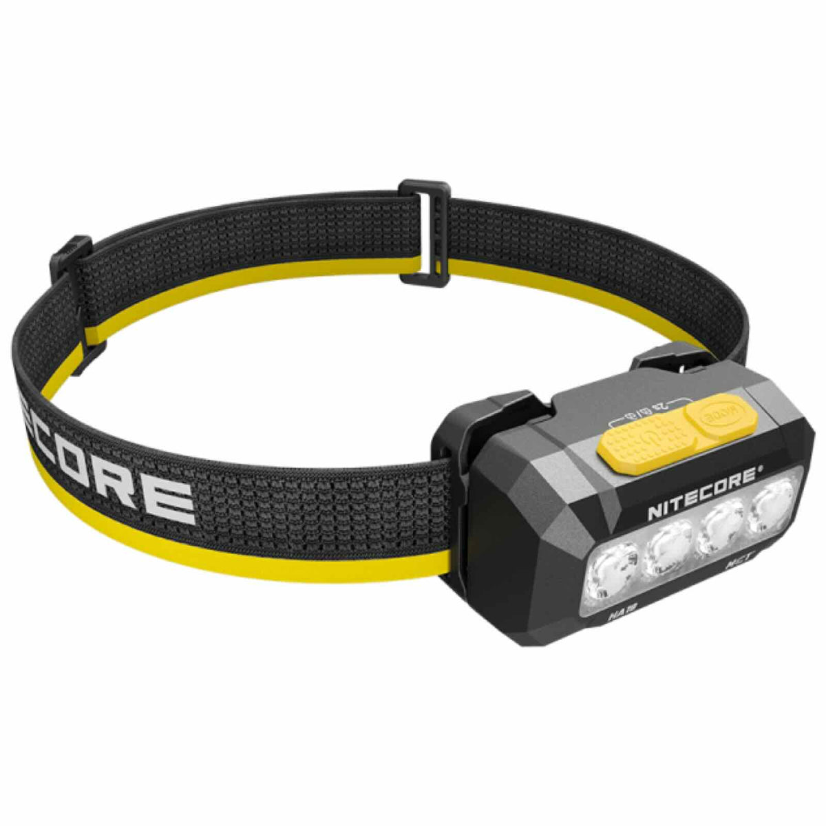 Nitecore HA19 MCT schwarz – Stirnlampe mit 600 lm, 3 Lichtfarben, RGB, AA-Betrieb