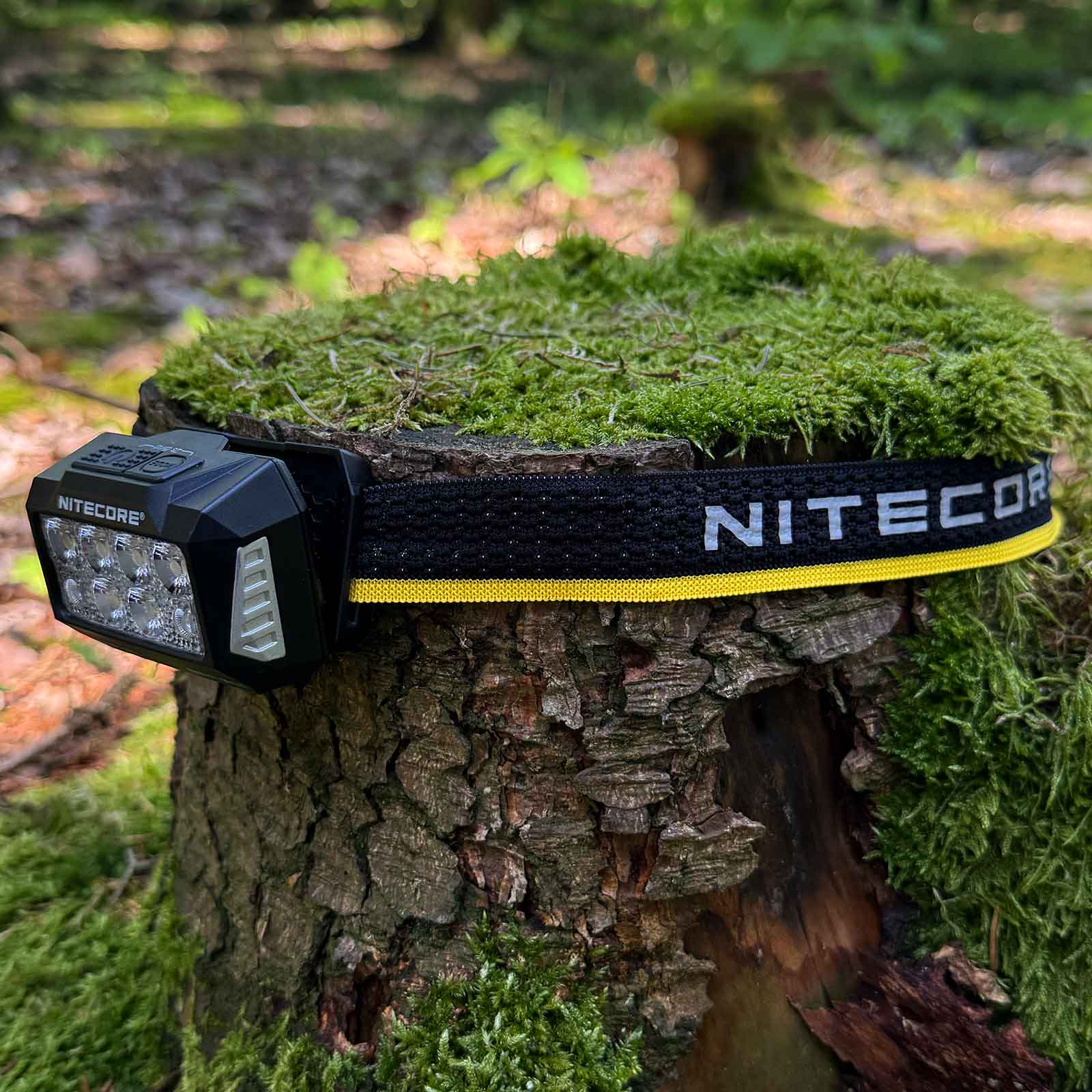 Nitecore HA25 UHE – LED Stirnlampe mit 3 Lichtfarben, 800 Lumen, Rotlicht, USB-C Akku