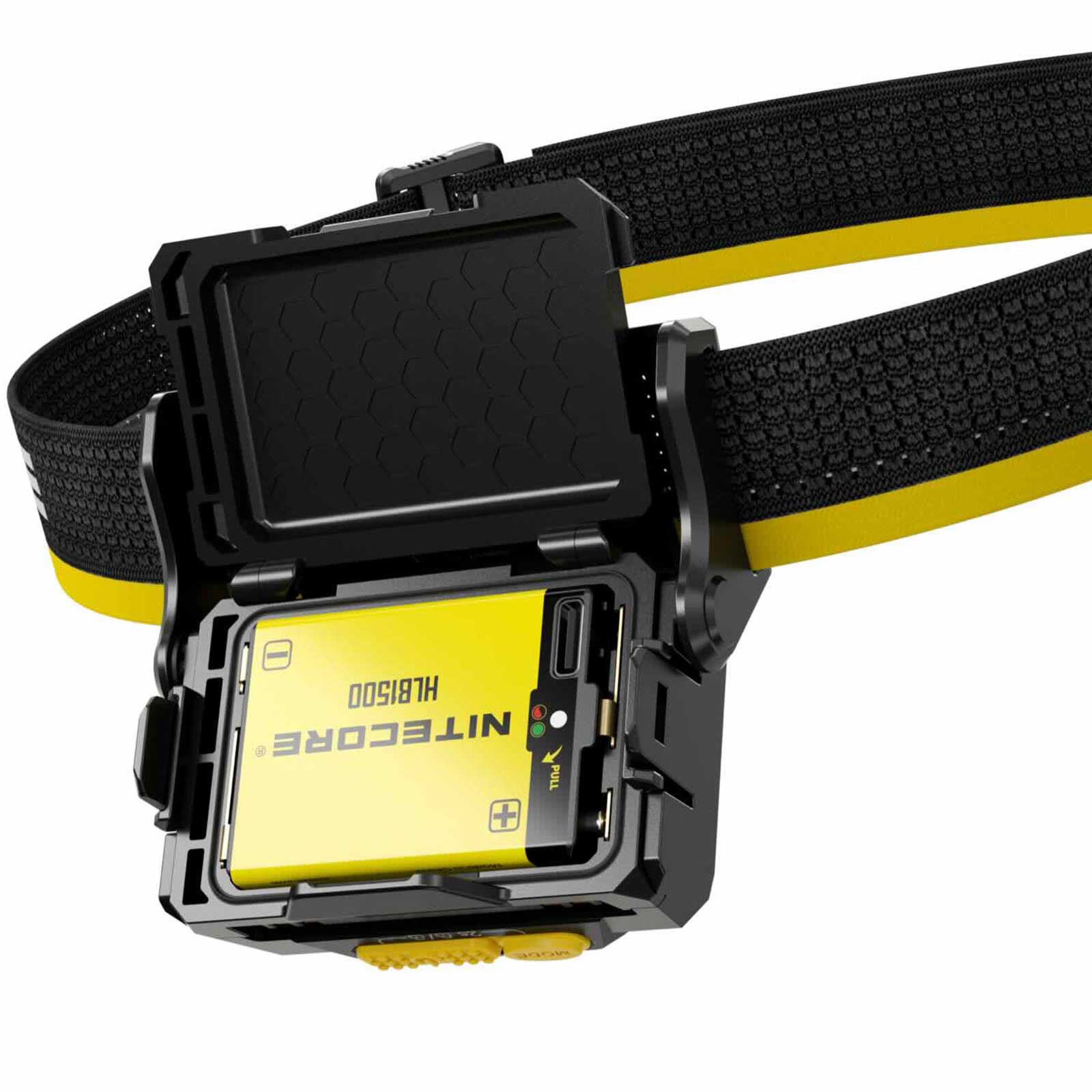 Nitecore HA29 UHE – Stirnlampe mit 3 Lichtfarben, 1200 lm, Rotlicht, USB-C Akku