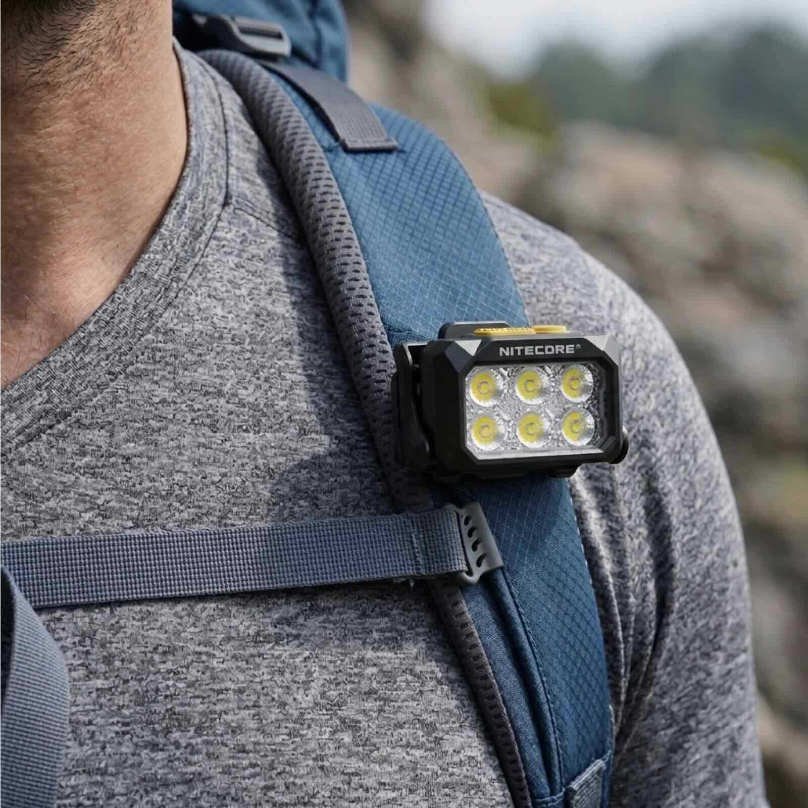 Nitecore HA29 UHE – Stirnlampe mit 3 Lichtfarben, 1200 lm, Rotlicht, USB-C Akku