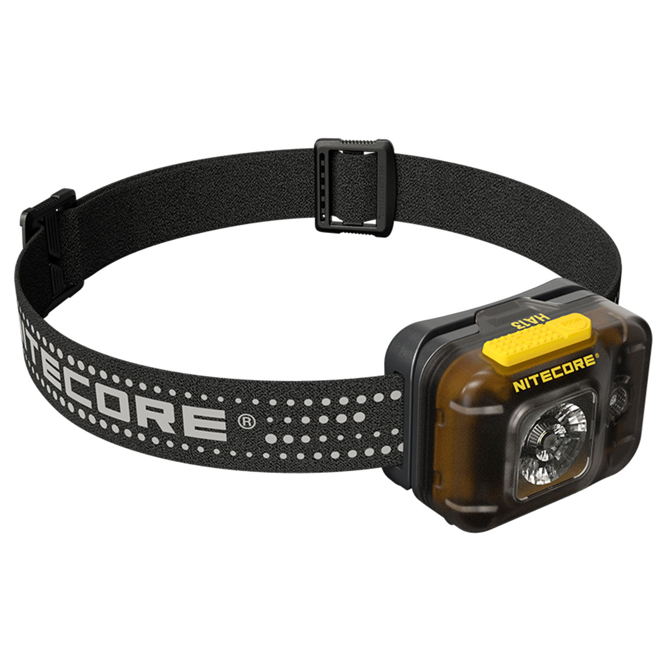 Nitecore HA13 LED Stirnlampe 350 Lumen, Rotlicht, 100g, warmes Licht – Detailansicht