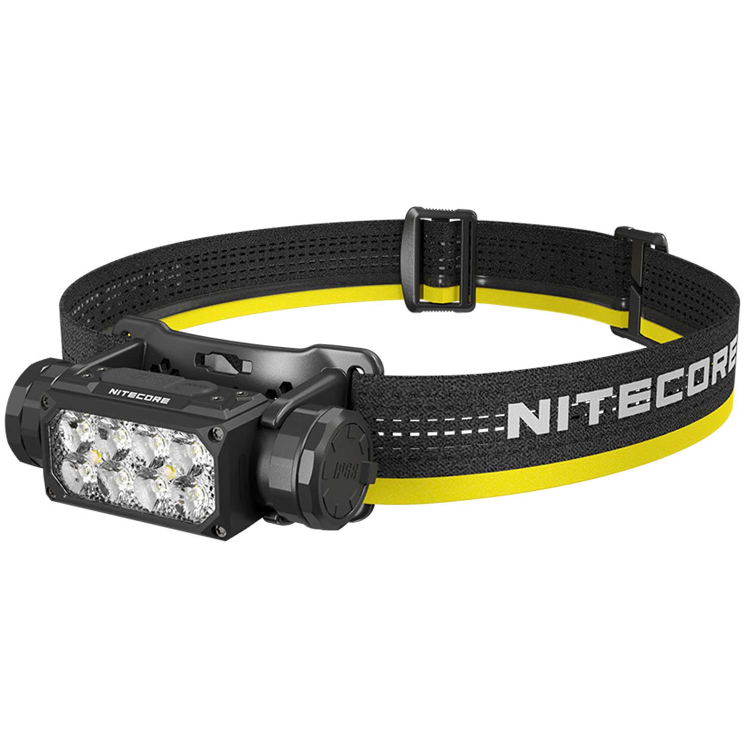 Nitecore HC65 UHE schwarz – Stirnlampe mit 2000 lm, Rotlicht, CRI-Zusatzlicht, Akku, USB-C