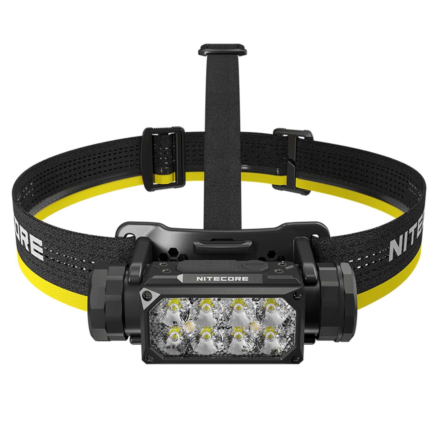 Nitecore HC65 UHE schwarz – Stirnlampe mit 2000 lm, Rotlicht, CRI-Zusatzlicht, Akku, USB-C