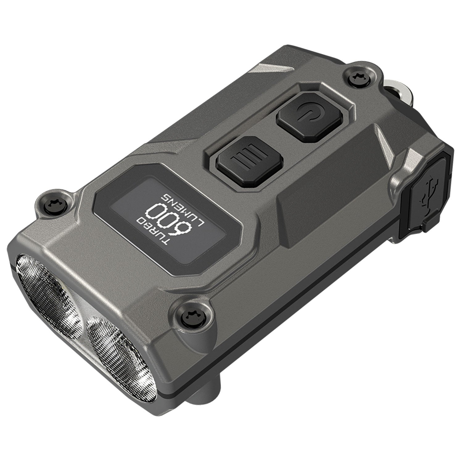 Nitecore TINI 3 LED Schlüsselbundlampe 600 Lumen 3000k-6500k USB-C in 3 Farben – Detailansicht