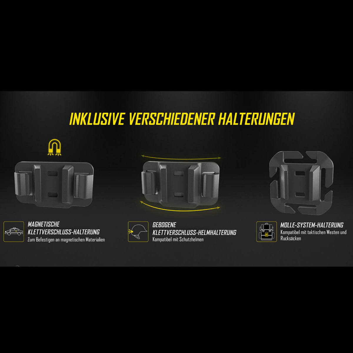 Nitecore NU06 LE – LED-Signalleuchte mit 4 Lichtfarben, USB-C & MOLLE
