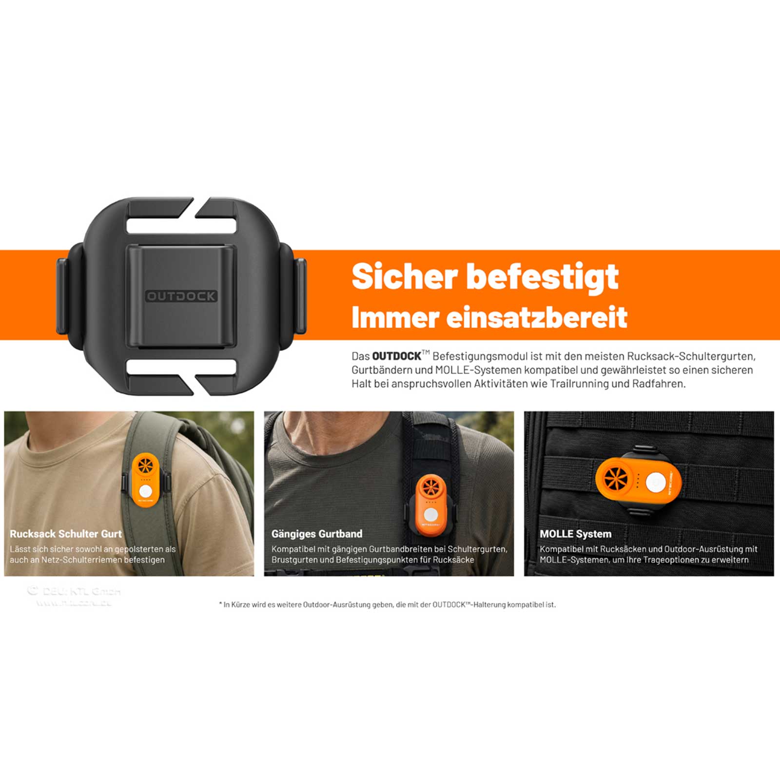 Nitecore NWE10 – elektronisches Notsignalgerät mit 126 dB, SOS & Beacon