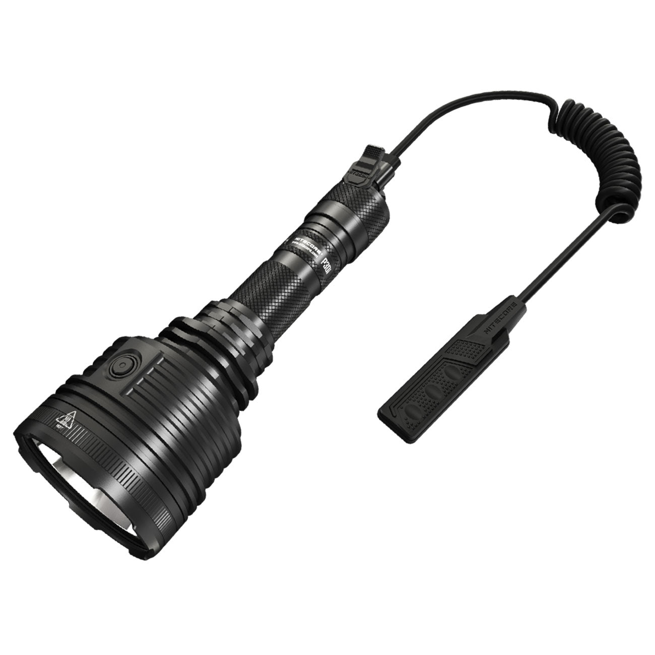 Nitecore P30i LED Taschenlampe Thrower 2000 Lumen 1000m Akku USB-C Wiederaufladbar Suche Rettung Jagd – Detailansicht