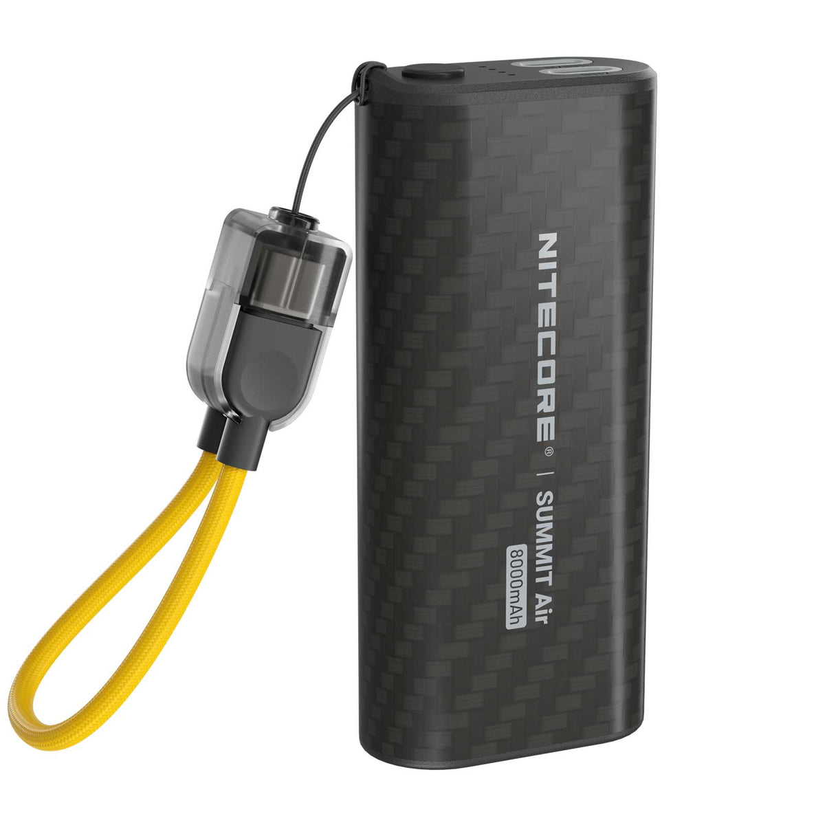 Nitecore SUMMIT Air – 8000mAh Powerbank mit 2x USB-C, kältebeständig bis -40 °C. Powerbank mit USB-C-Kabel.