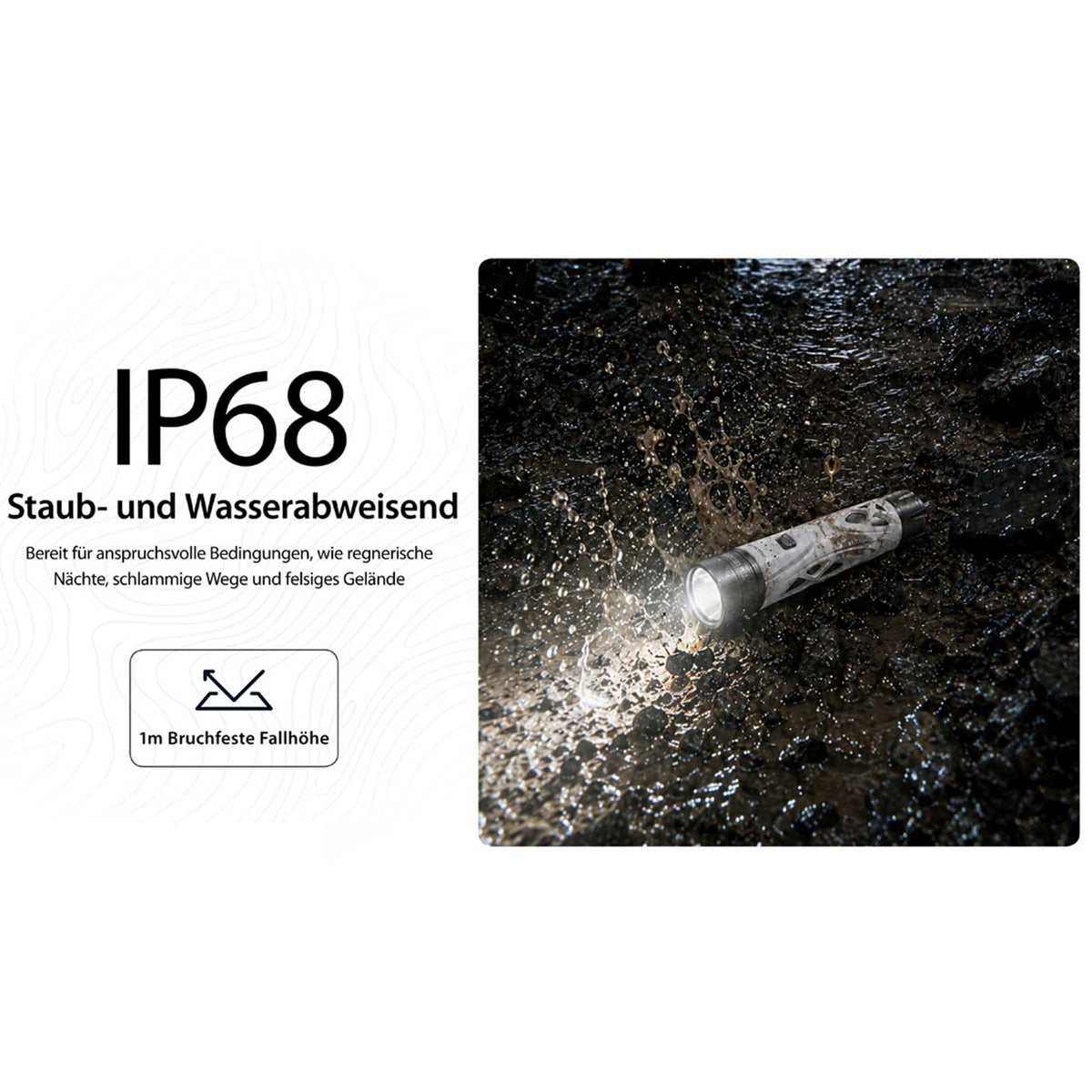 Nitecore TrailSight - Trailrunning Taschenlampe 1200lm