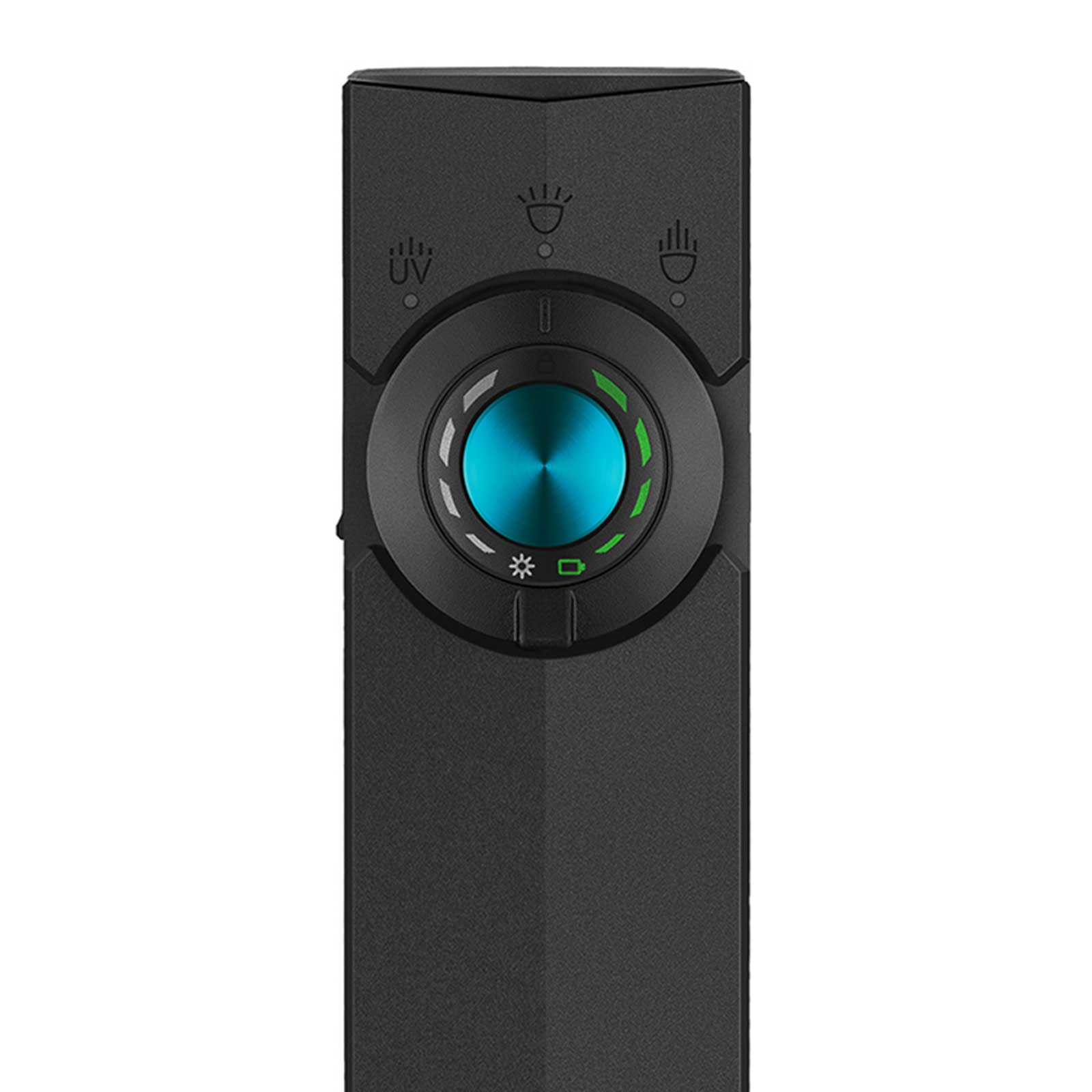 Olight ArkPro – EDC-Taschenlampe mit 1500 lm, UV-Licht, grüner Laser, USB-C/MCC – Detailansicht