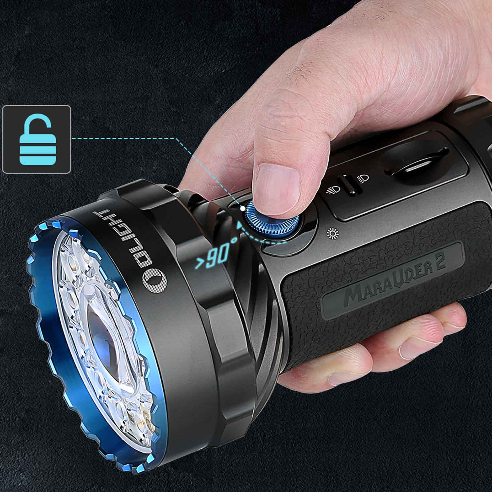 Olight Marauder 2 Taschenlampe mit 14000lm