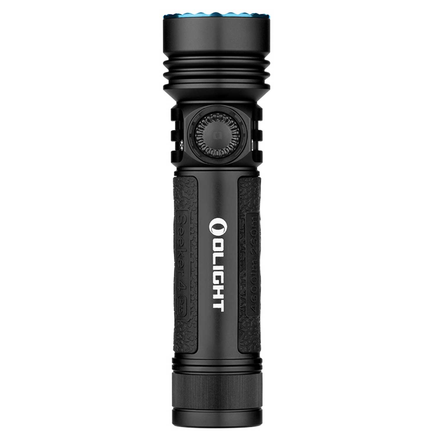 Olight Seeker 4 Pro Black – Taschenlampe mit 4600 Lumen und Holster-Ladesystem – Detailansicht