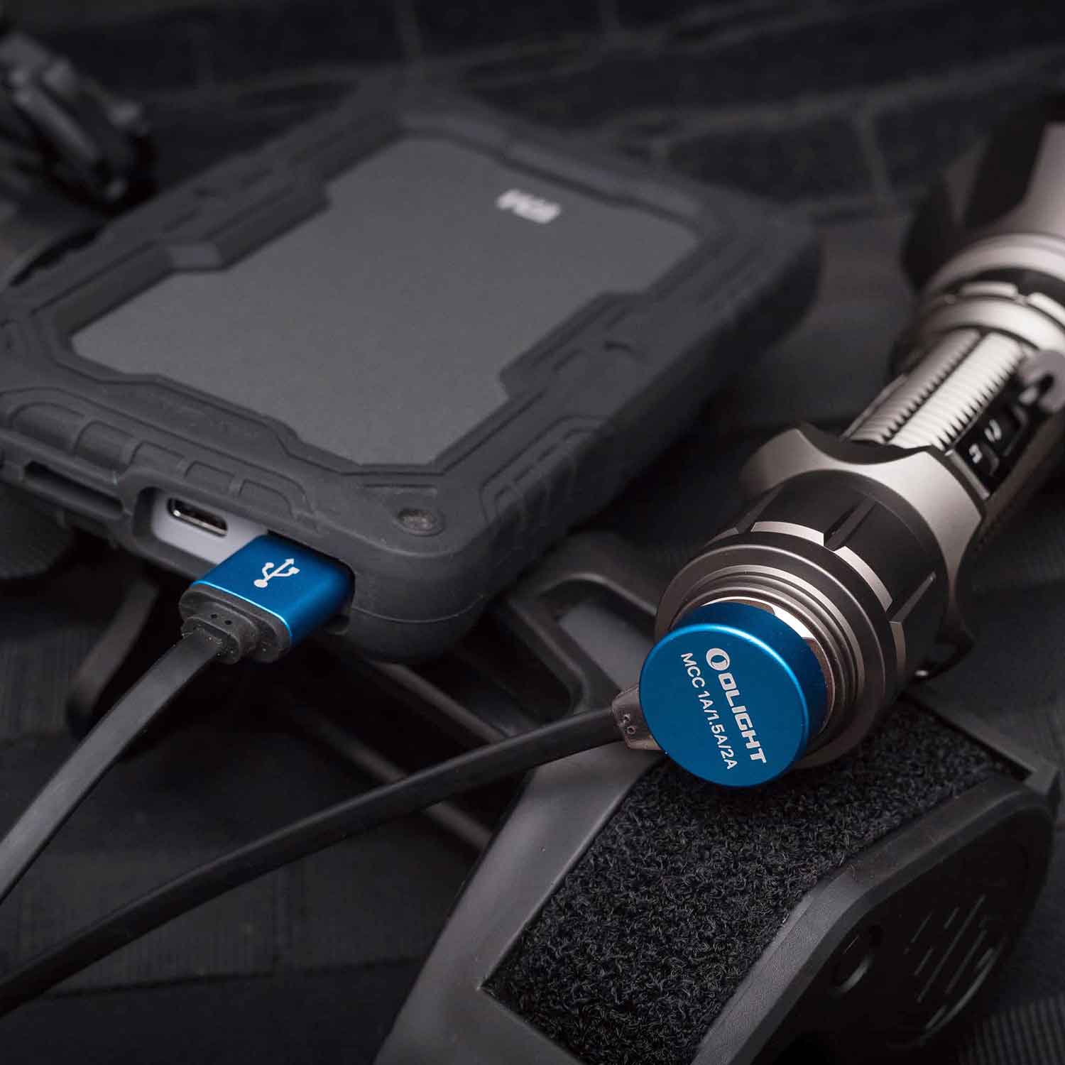 Olight Warrior X Turbo Kit – Jagd-/Suchlampe mit 1100 Lumen (Komplettset) – Detailansicht