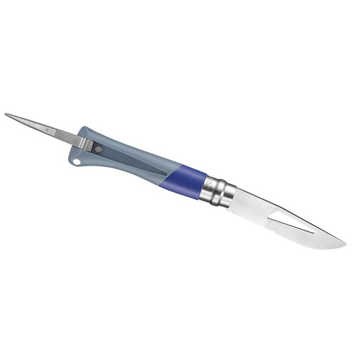 Opinel No 09 Ocean Taschenmesser mit Marlspieker & Pfeife