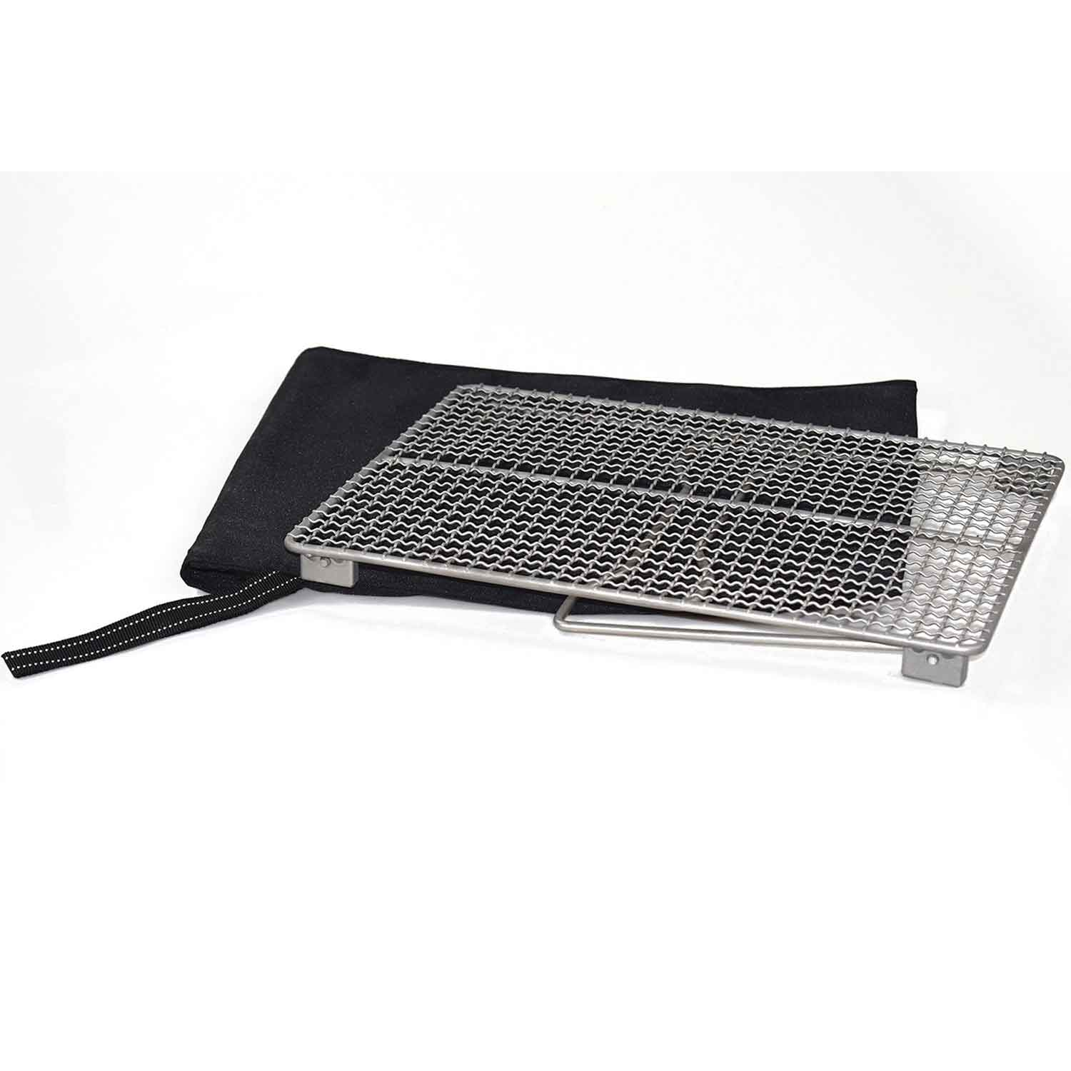 Origin Outdoors Titan Klappgrill – Faltbarer Outdoor-Grill mit Edelstahlfüßen – Detailansicht