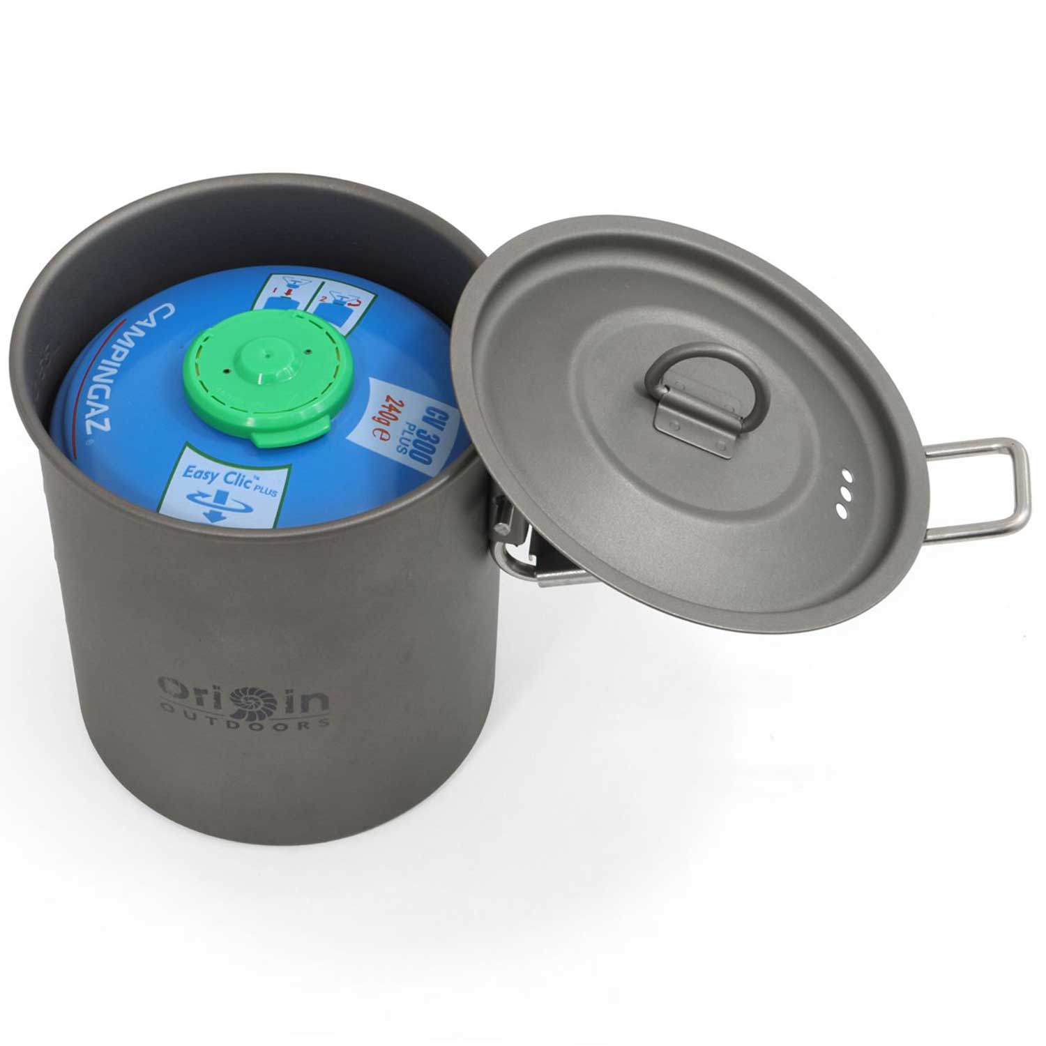 Origin Outdoors Titan Camping-Topf 750 ml – Ultraleicht und Robust – Detailansicht