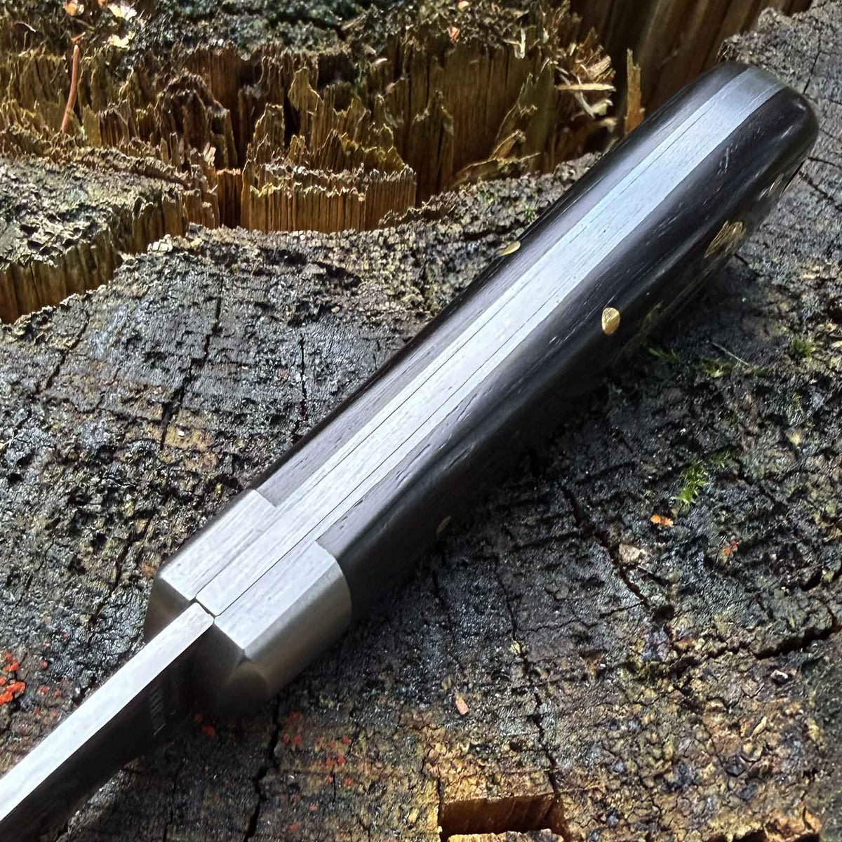 Otter Ankermesser Grenadill klein – Taschenmesser mit 70 mm Sheepfoot-Klinge – Detailansicht