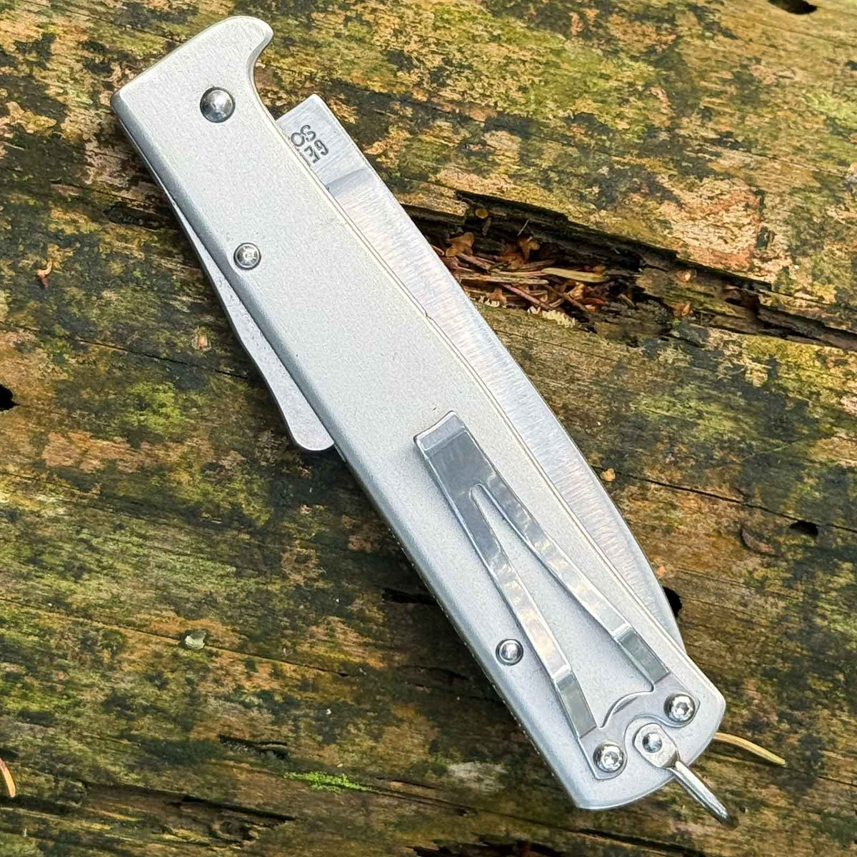 Otter Mercator Clip Edelstahl – Taschenmesser mit 90 mm Klinge (10-836 rg R)