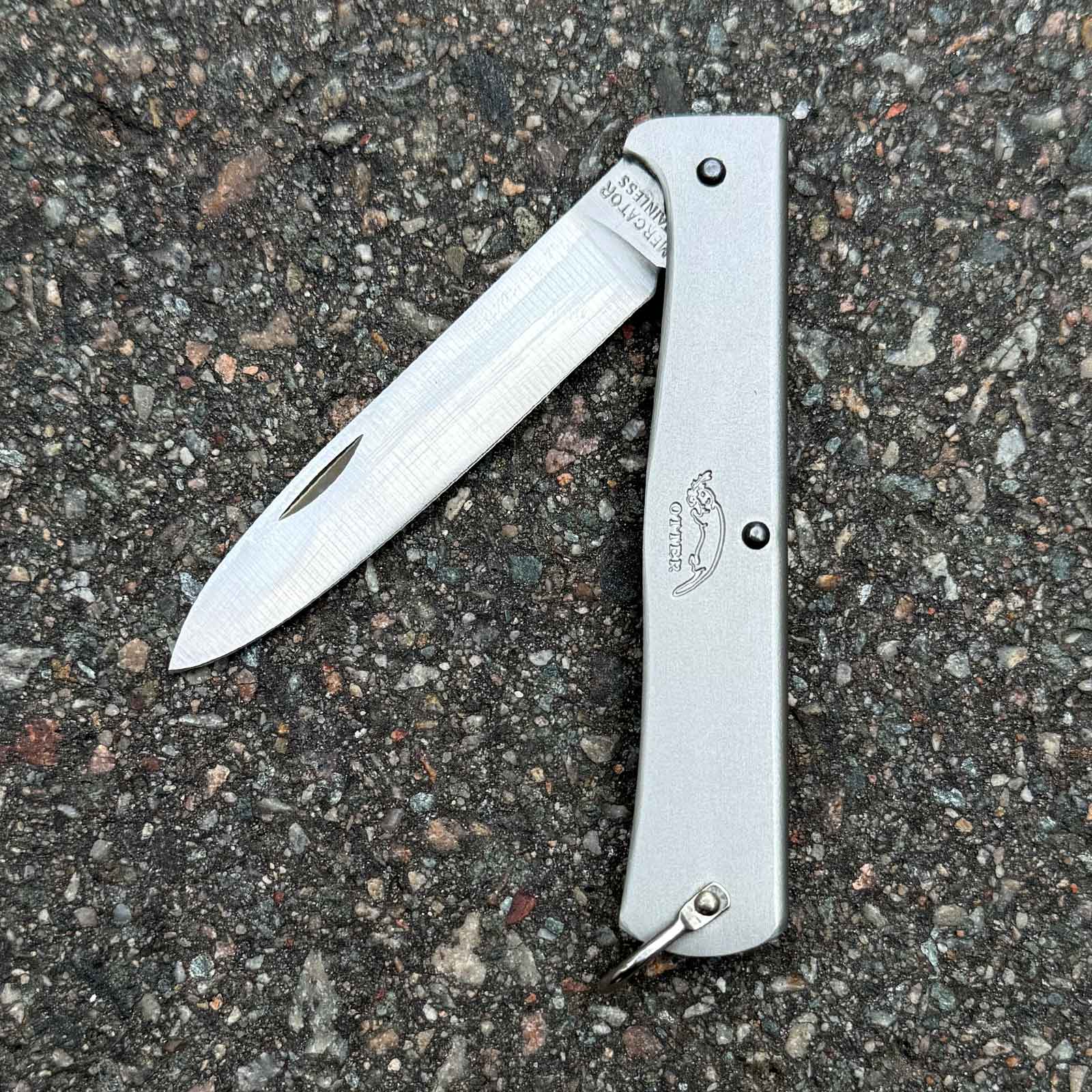 Otter Mercator klein - Edelstahl Taschenmesser, rostfreie Klinge (10-801 rg R)
