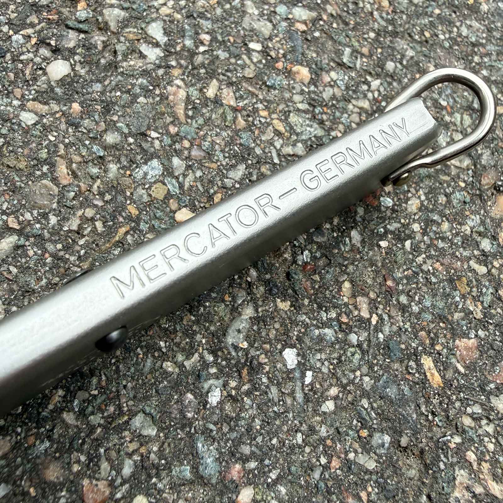 Otter Mercator klein - Edelstahl Taschenmesser, rostfreie Klinge (10-801 – Messerrücken