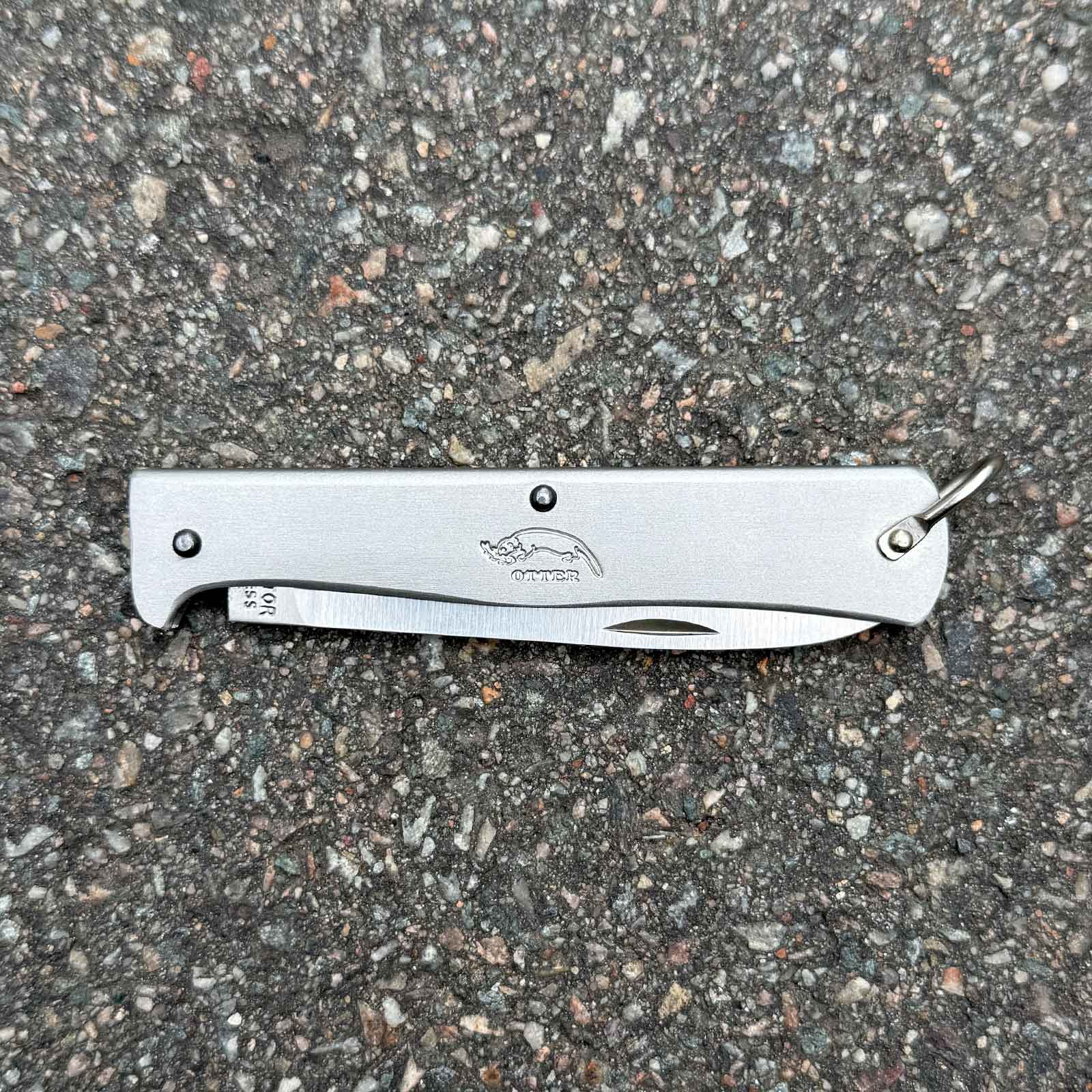 Otter Mercator klein - Edelstahl Taschenmesser, rostfreie Klinge (10-801 rg R)