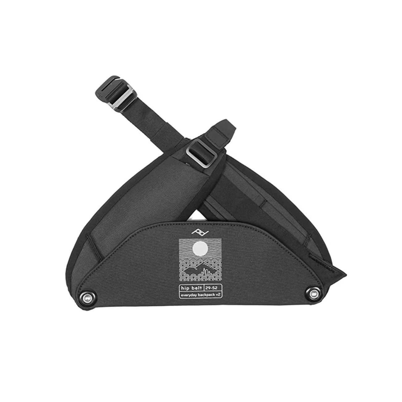Peak Design Everyday Hip Belt v2 Black – Farbvariante schwarz, Rucksack