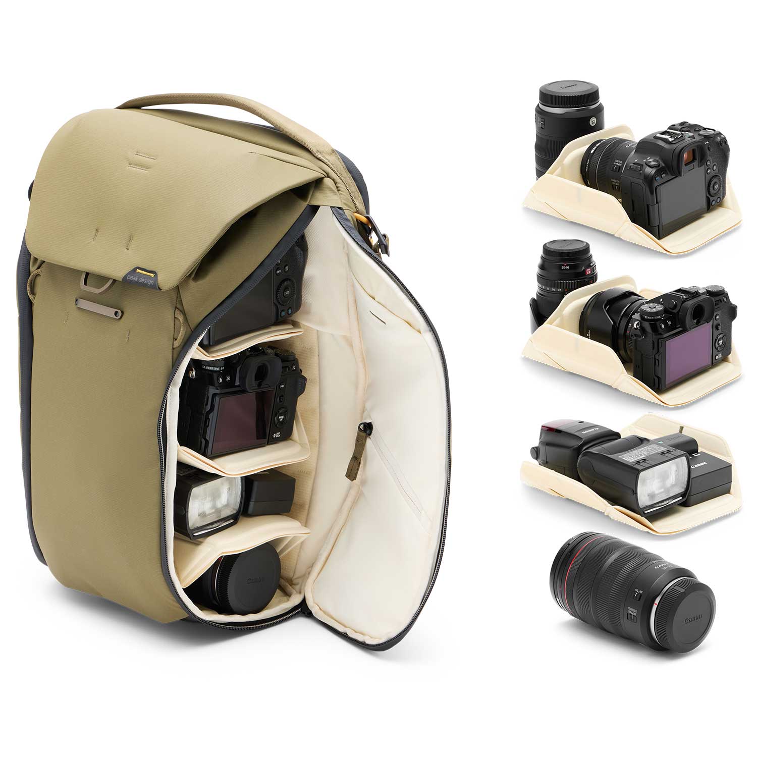 Peak Design Everyday Backpack V2 20L – Fotorucksack für Kamera & Zubehör – Detailansicht
