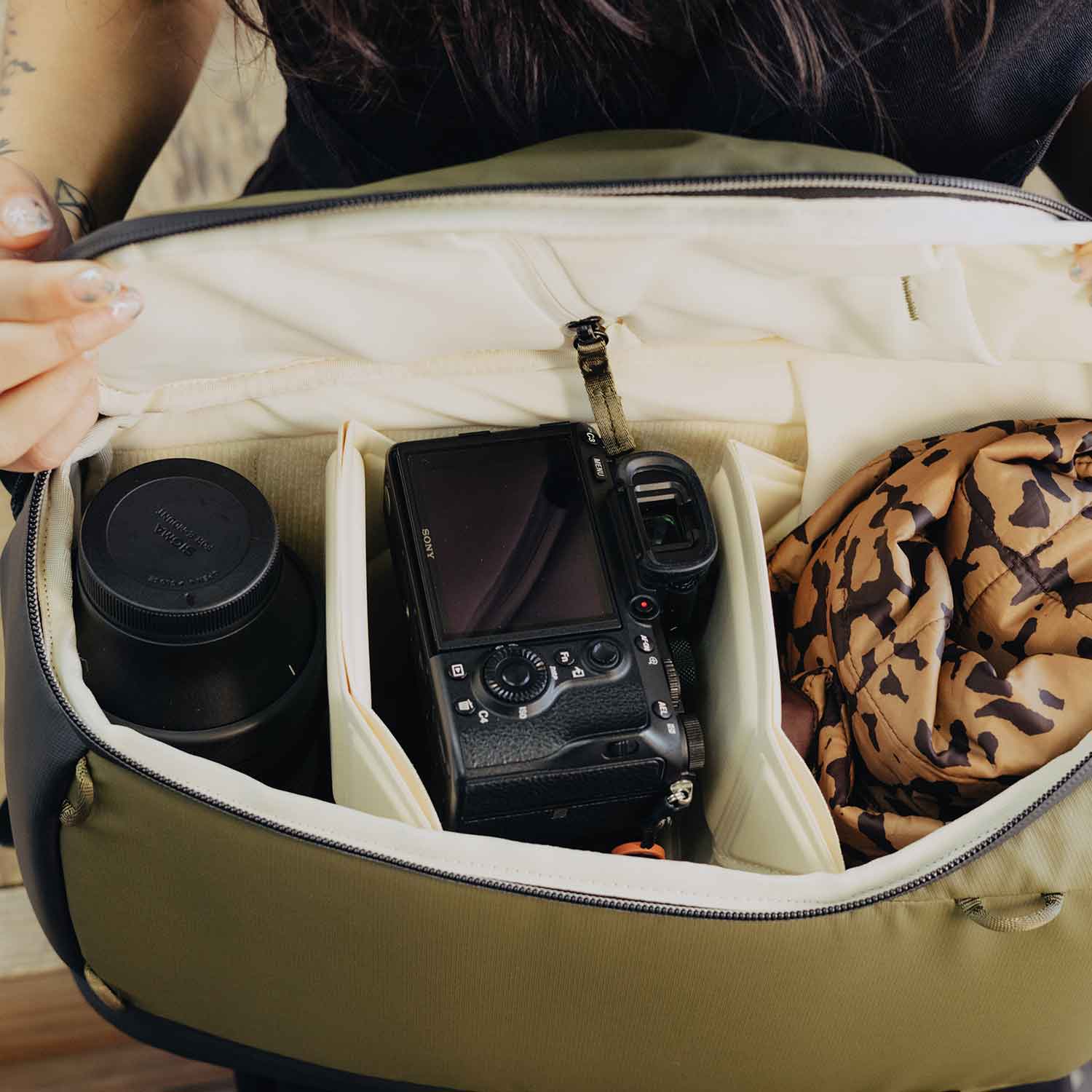 Peak Design Everyday Backpack Zip 15L – Fotorucksack, Kelp-Grün