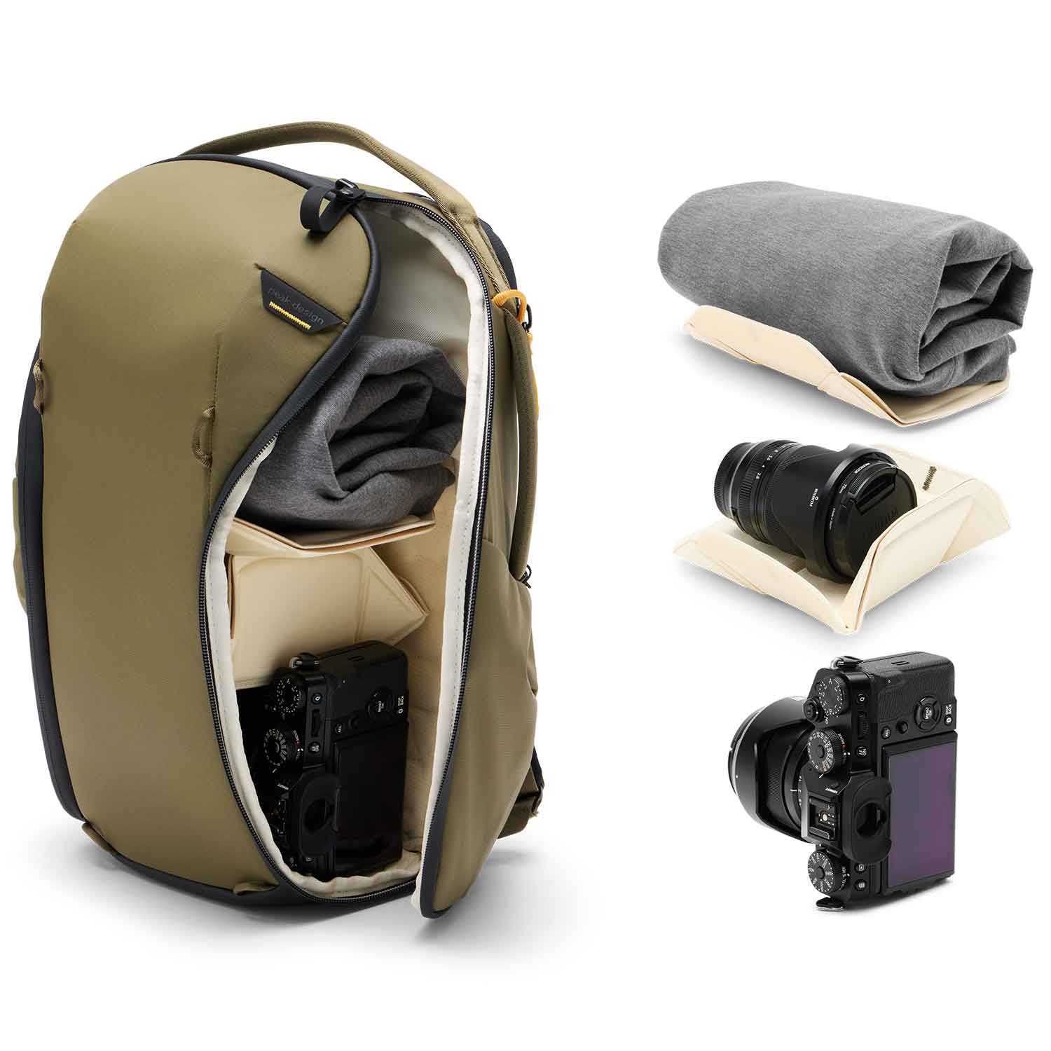 Peak Design Everyday Backpack Zip 15L – Fotorucksack, Kelp-Grün