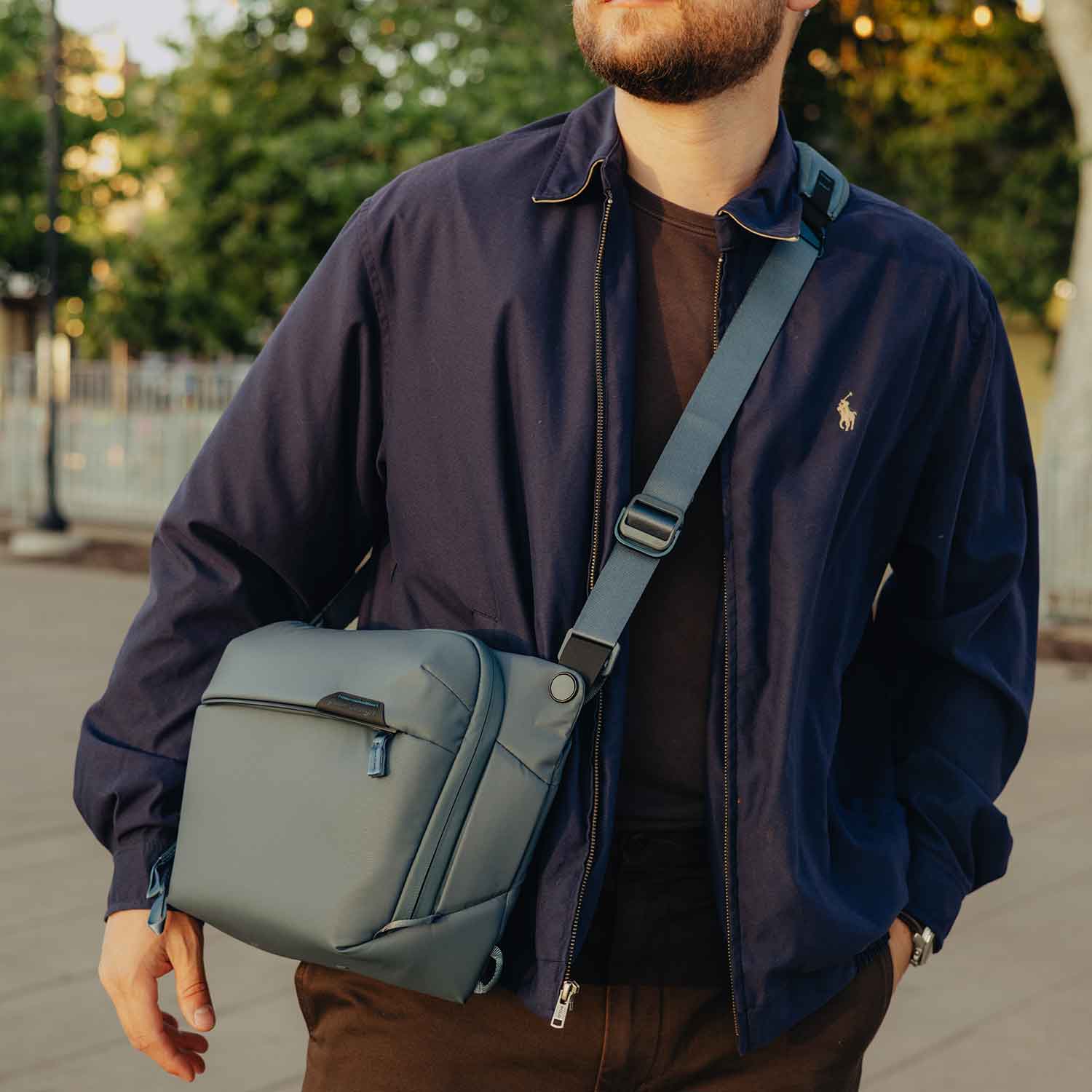 Peak Design Everyday Sling Bag 6L – Große kameratasche zum umhaengen ocean blau