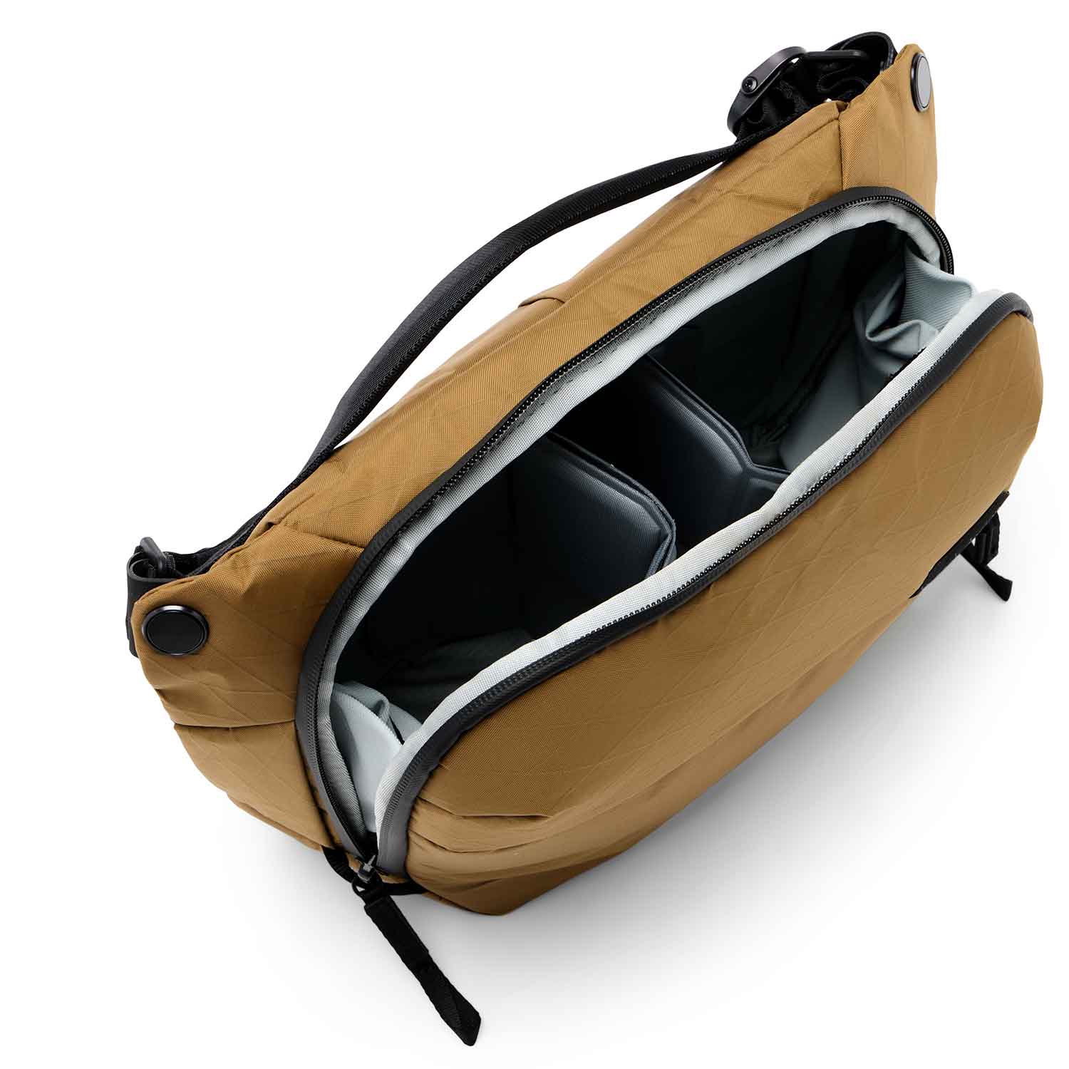 Peak Design Everyday Sling Bag 6L – Kameratasche verstellbare innenfaecher coyote-braun braun