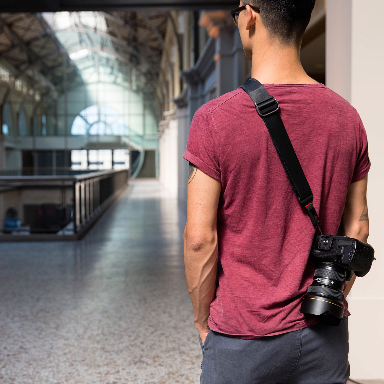 Peak Design Slide – Kameragurt für DSLR & Systemkamera 4 – Schwarz schwarz reisefotografie oder im Alltag