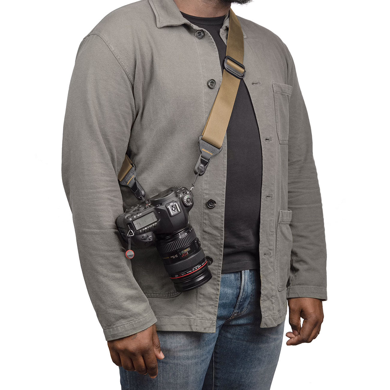 Peak Design Slide – Kameragurt für DSLR & Systemkamera 4 – Gurt strap coyote-braun braun