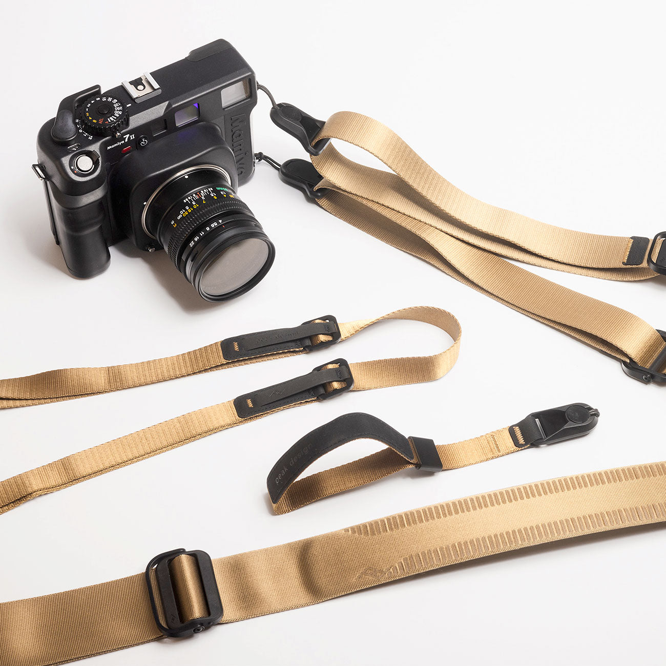 Peak Design Slide Lite – Kameragurt für DSLR & Systemkamera 3 – Braun sand coyote-braun tragegurt kamerariemen