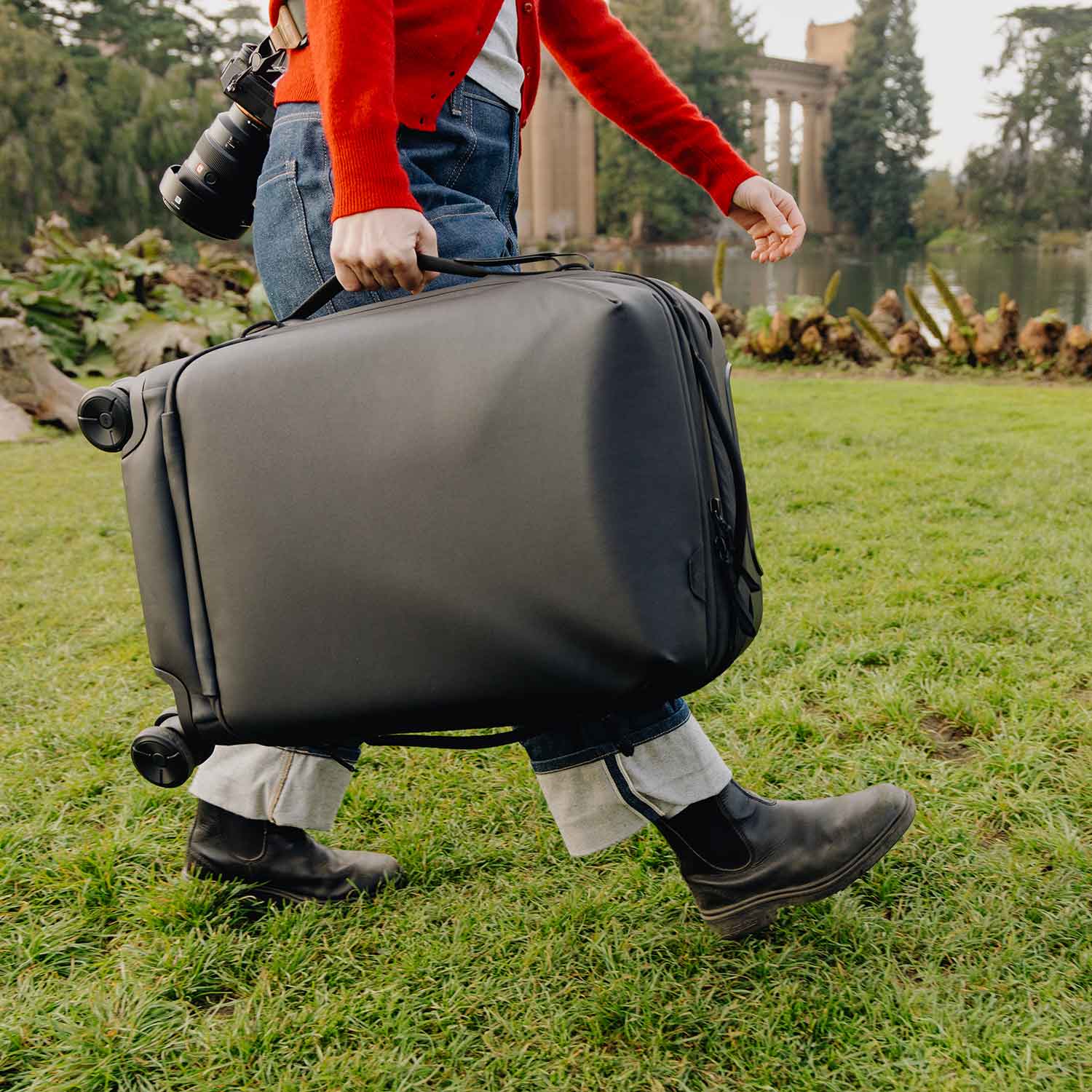 Peak Design Roller Pro Rollkoffer – Premium-Handgepäck 34-39 Liter in 3 Farben – Detailansicht