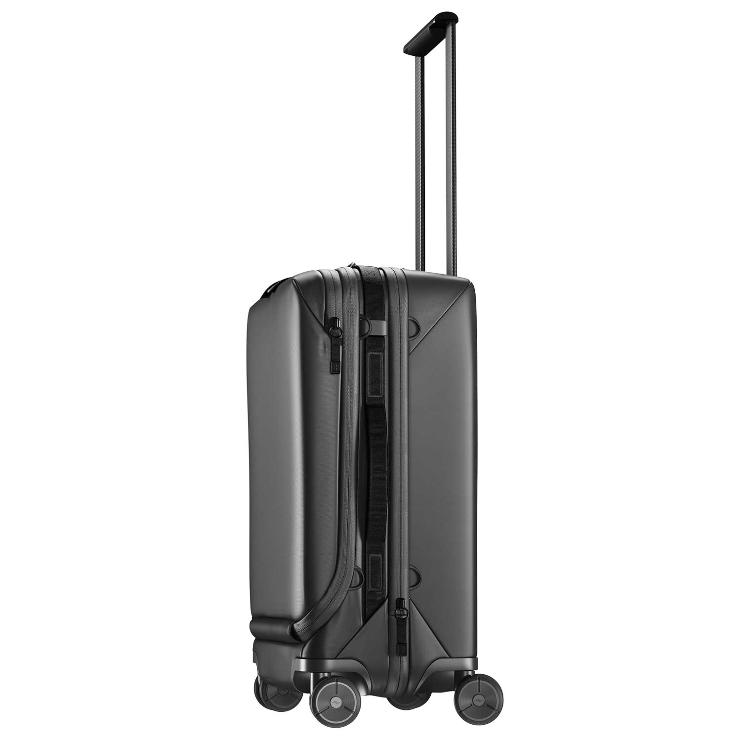 Peak Design Roller Pro – Handgepäck Rollkoffer 39L – Travel rollerpro schwarz hoeher verstellbar carbon stangen