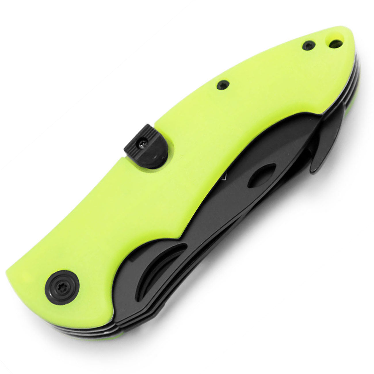 Puma XP Trifecta Taschenmesser Jagdmesser mit fluoreszierendem Griff – Detailansicht