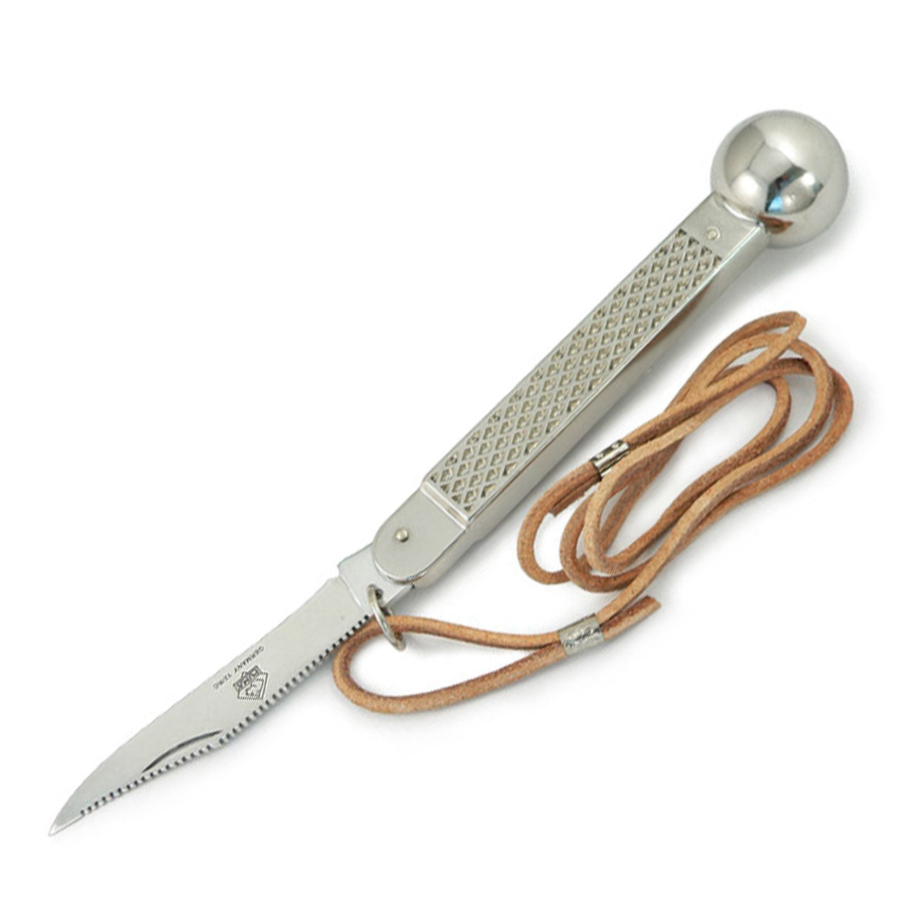 Puma Waagemesser - Anglermesser mit Fischwaage, Schupper und Betäuberkugel – Detailansicht